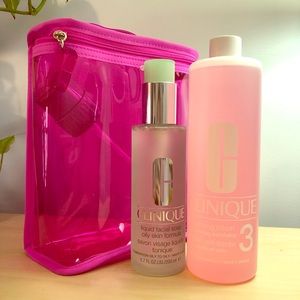 Clinique face wash and toner set. NWOT